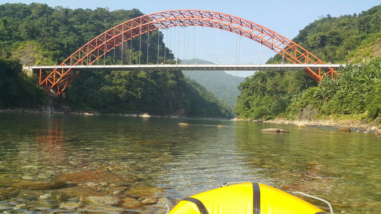 Bridge Over Tharia over Wahrew, Meghalaya