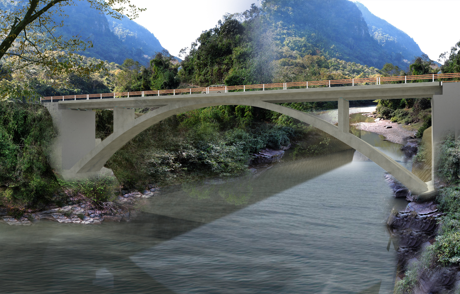 Irang Bridge, Manipur.