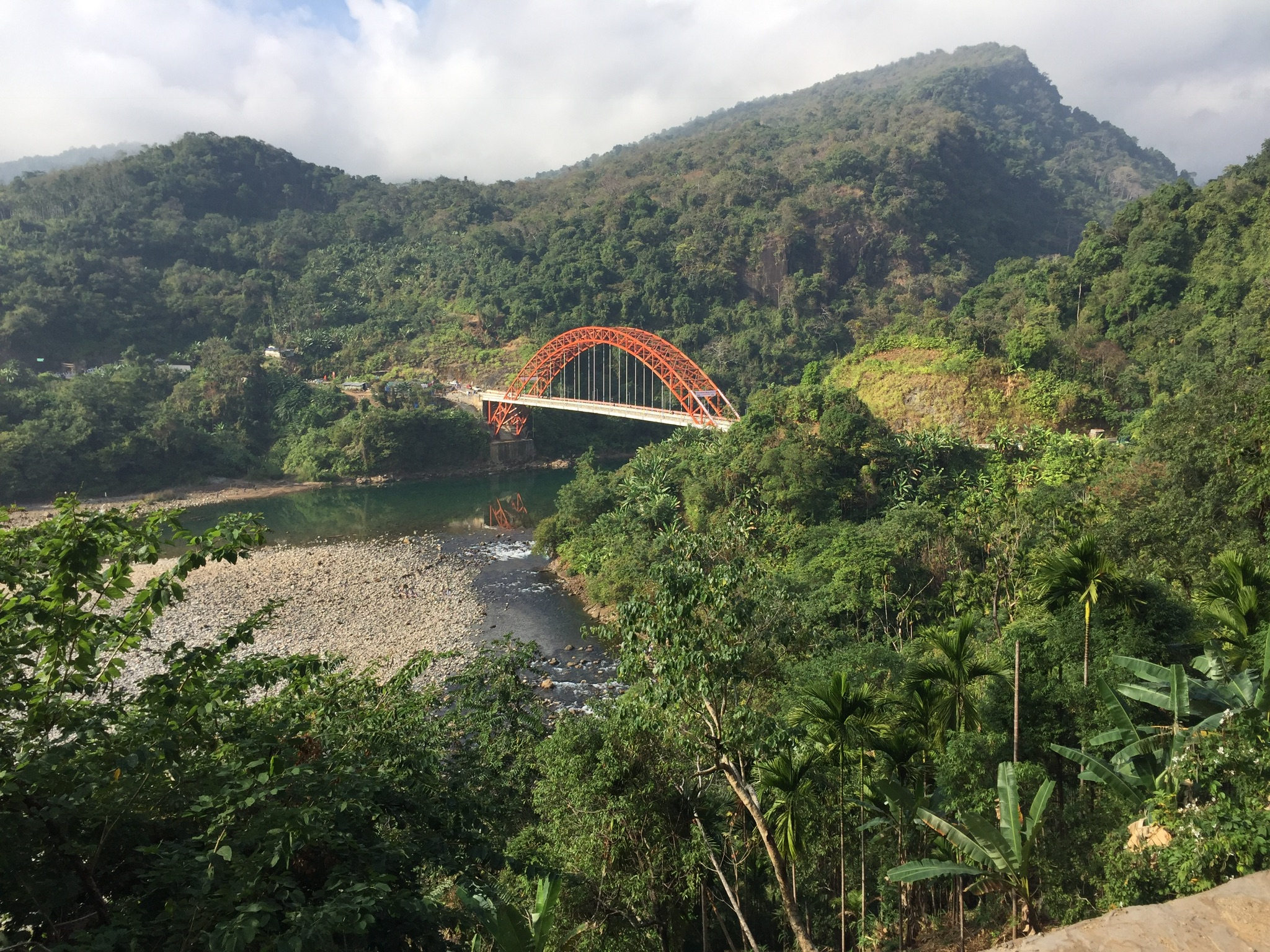 Bridge Over Tharia over Wahrew, Meghalaya
